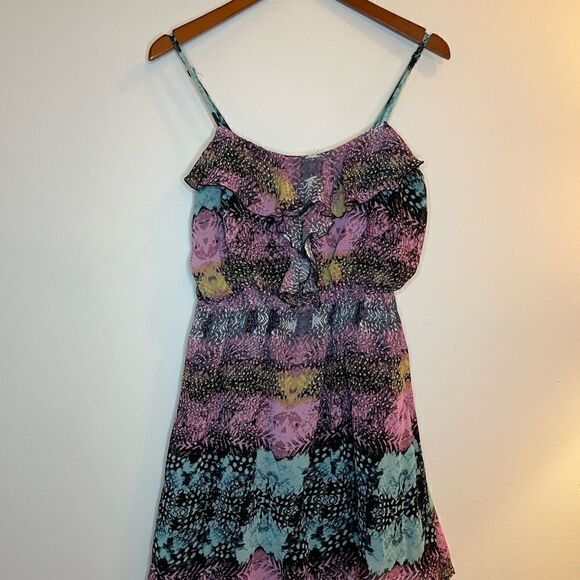 Y2K VTG Charlotte Russe Chiffon Dress Size Large - Picture 7 of 7